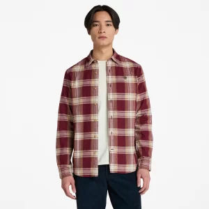 Mens Herringbone Flannel Check Shirt