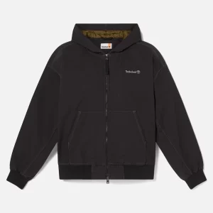 Washed Duck Canvas Hooded Bomber