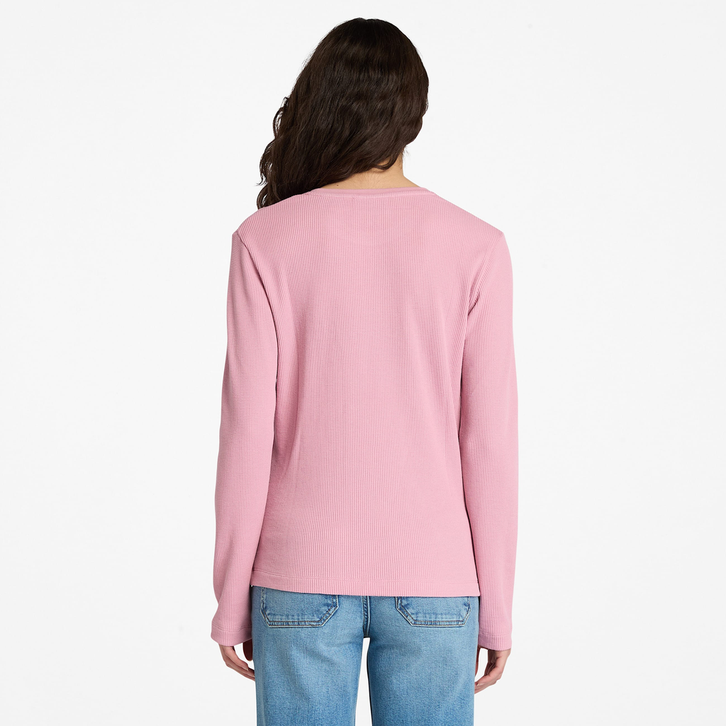 Womens Timberland? Long-Sleeve Waffle T-Shirt - Image 3
