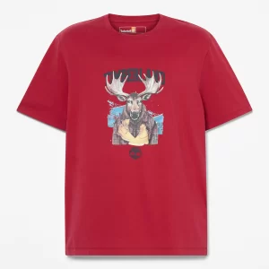 Holiday Graphic Moose T-Shirt