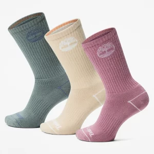Womens Bowden 3-Pack Full Cushion Crew Sock