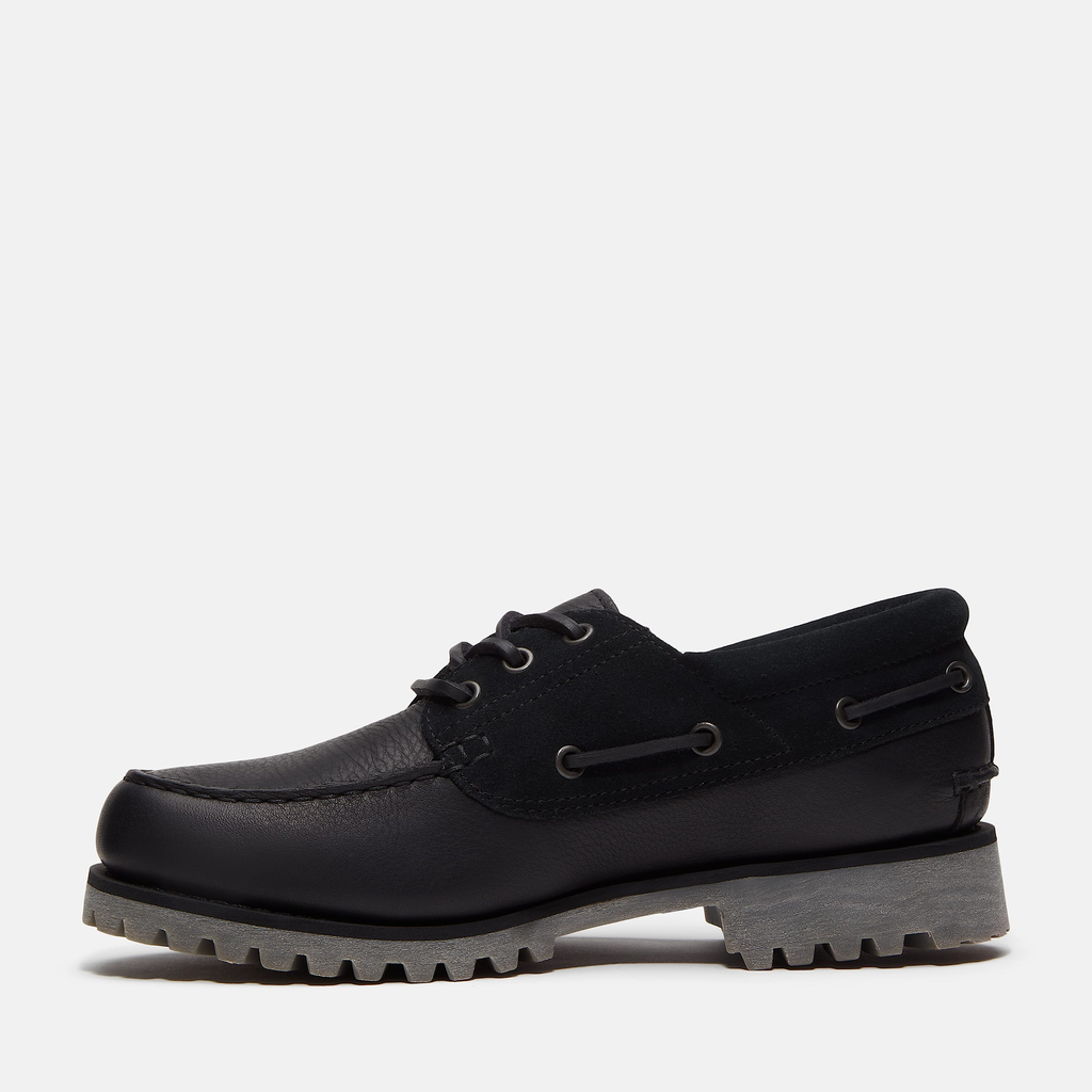 Mens Timberland? Emerald Woods 3-Eye Lug Handsewn Boat Shoe - Image 3